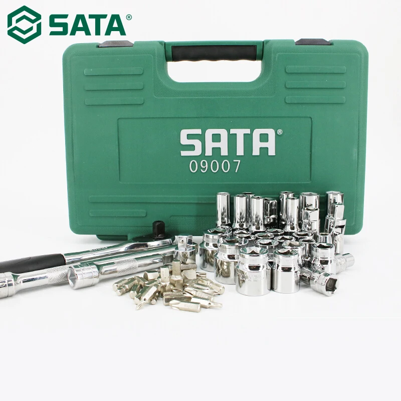SATA 58 шт. 12 5 мм торцевой гаечный ключ Набор авторемонтный комплект