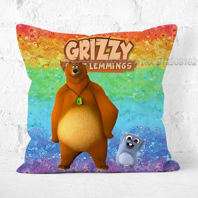 Em promoção! Grizzy E O Lemmings Capa De Almofada 45cm Crianças