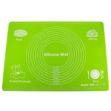 LIXF зеленый силиконовый коврик для выпечки антипригарный коврик машина для теста для пиццы кондитерский кухонный гаджет инструменты для приготовления пищи посуда коврик для выпечки коврик