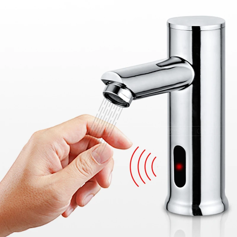  New Infrared Sensor Hot And Cold Faucet Bathroom Bathroom Kitchen - 4000373171381