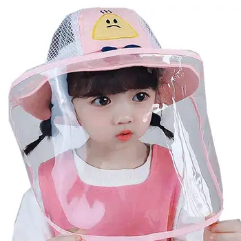 

Protective cap Anti-saliva Dust-proof Hat Safety Full Face Shield Protection Tool Fisherman Fishing Cap