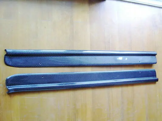 Car Styling For Nissan Silvia S14 Real Carbon Fiber Inner 2pcs Left &amp Right Side Door Sill Panel Plate Bodykits | Автомобили и