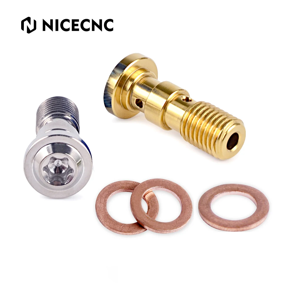 Bullone Del Tubo Flessibile Del Freno Banjo M10X1, 25 A 2 Fori Per Moto Yamaha Fzr400R Fzx750 Sr500 Xj 550 600 Xv 750 1000 1100 Xz550 Yzf600