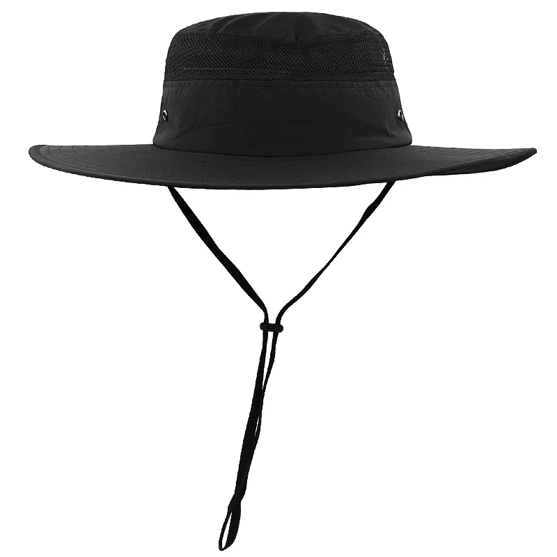 Dry Quick Oversize Panama Hat Cap Big Head Man Outdoor Fishing Sun Hat Lady Beach Plus Size Boonie Hat 55-59cm 60-65cm_voghion.com