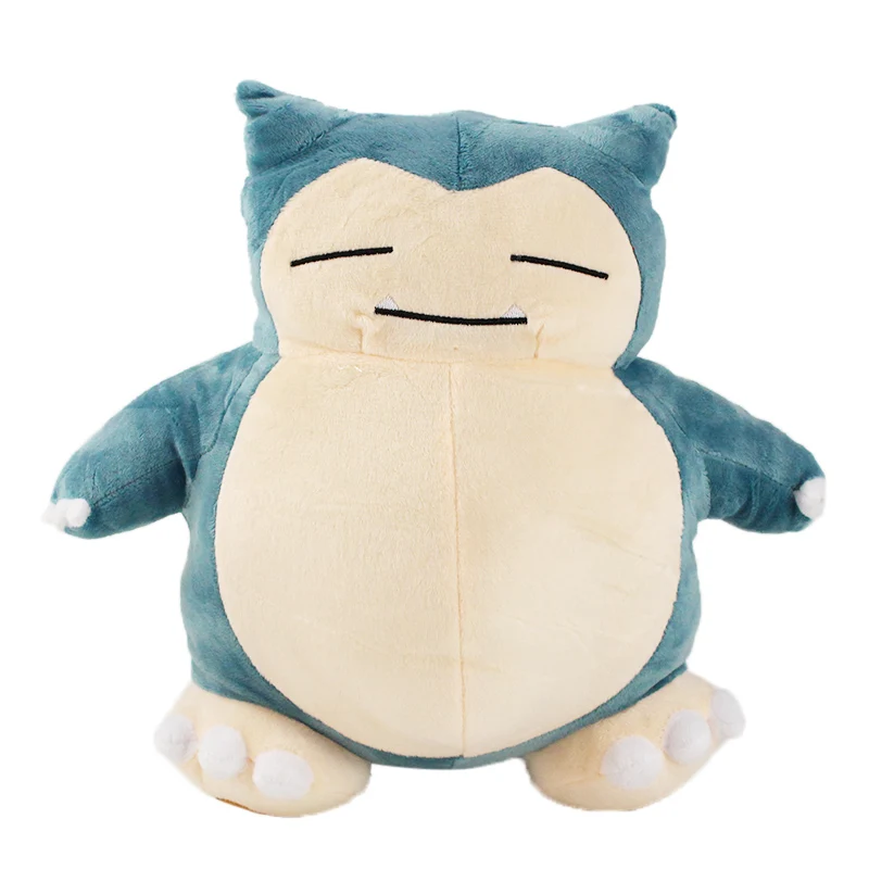 Аниме Домашние животные плюшевые игрушки Snorlax Gible Garchomp мягкие куклы подарок для мальчиков и девочек - Цвет: 30cm Snorlax