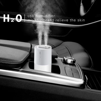 

New Dual Nozzle 400ml Air Humidifier Aromatherapy Diffuser Essential Oil Mist Maker Electric Essential Oil Purifier Aroma Mist