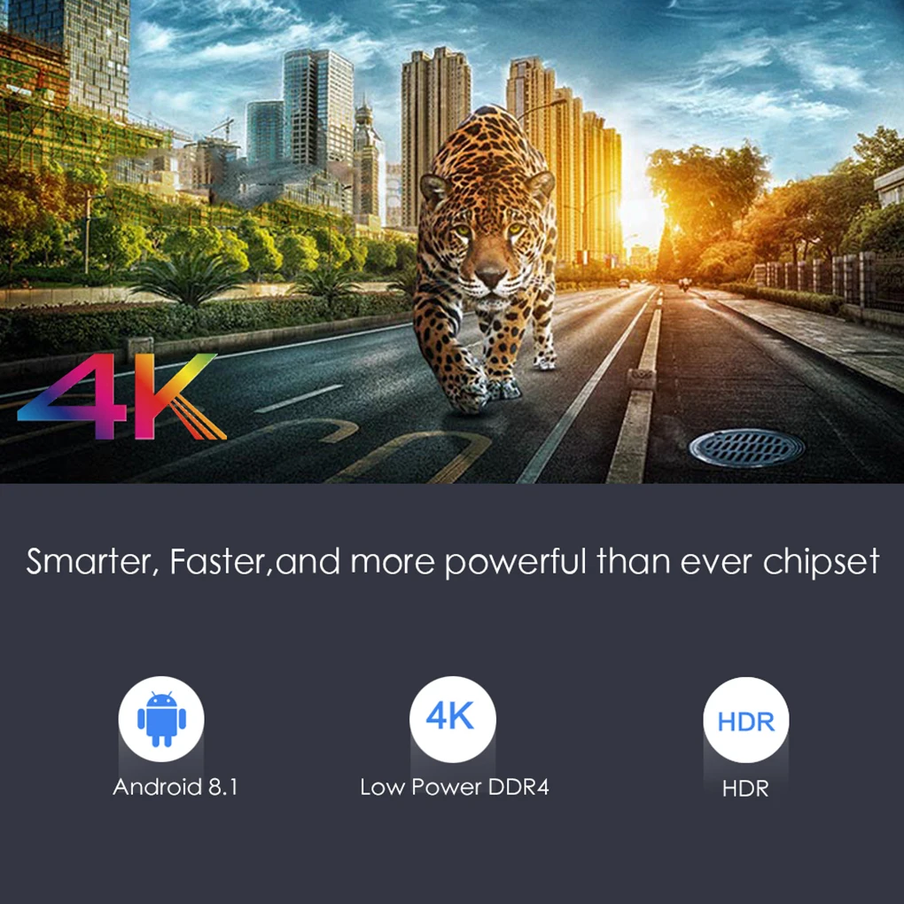 X96S Smart 4K Android 8,1 ТВ приставка Amlogic S905Y2 DDR4 4 ГБ ОЗУ 32 Гб ПЗУ ТВ-карта 5G WiFi HD Смарт-медиаплеер