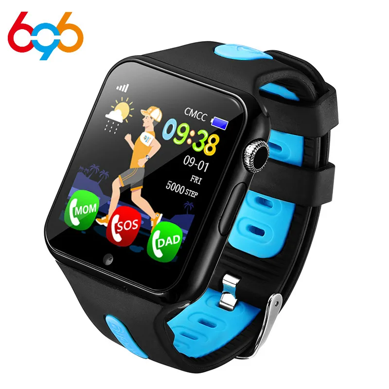 

696 V5K Kids Smart Watch GPS Waterproof Tracker HD Camera SOS Call Location Tracking Monitor Children Smartwatches gift watch
