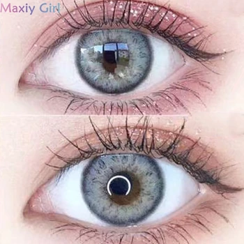

Beautiful Eye Colored Contacts Lenses Natural Look Women Small Pupil Halloween Cosplay Cosmetics Makeup Lentes