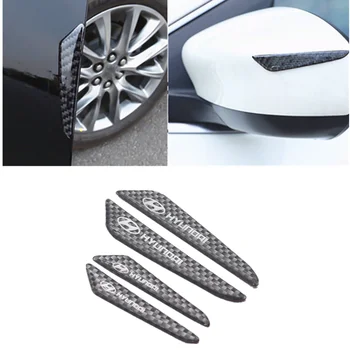 

4PCS Car Door Anti-collision Bumper Strip Guards Side Protector Sticker for Hyundai i30 i20 ix35 i40 Tucson SantaFe Accent