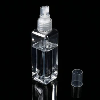 

5pcs 100ml Transparent Spray Bottle Refillable Empty Mist Pump Perfume Atomizer Portable Empty Liquid Soap Sprayer Bottles