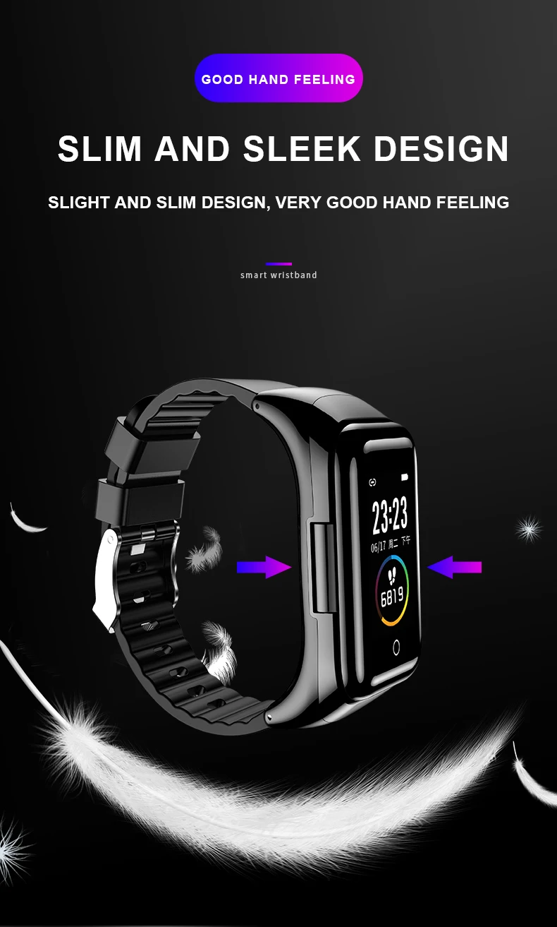M7 Bluetooth наушники с SmartWatch кровяное давление фитнес-трекер для измерения сердечного ритма 2 в 1 умные часы с bluetooth-гарнитурой vsT89T90