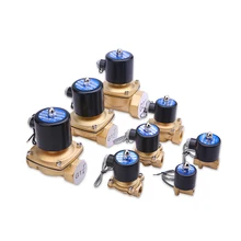 Латунный Электрический электромагнитный клапан пневматический клапан для водяного масла воздуха газа