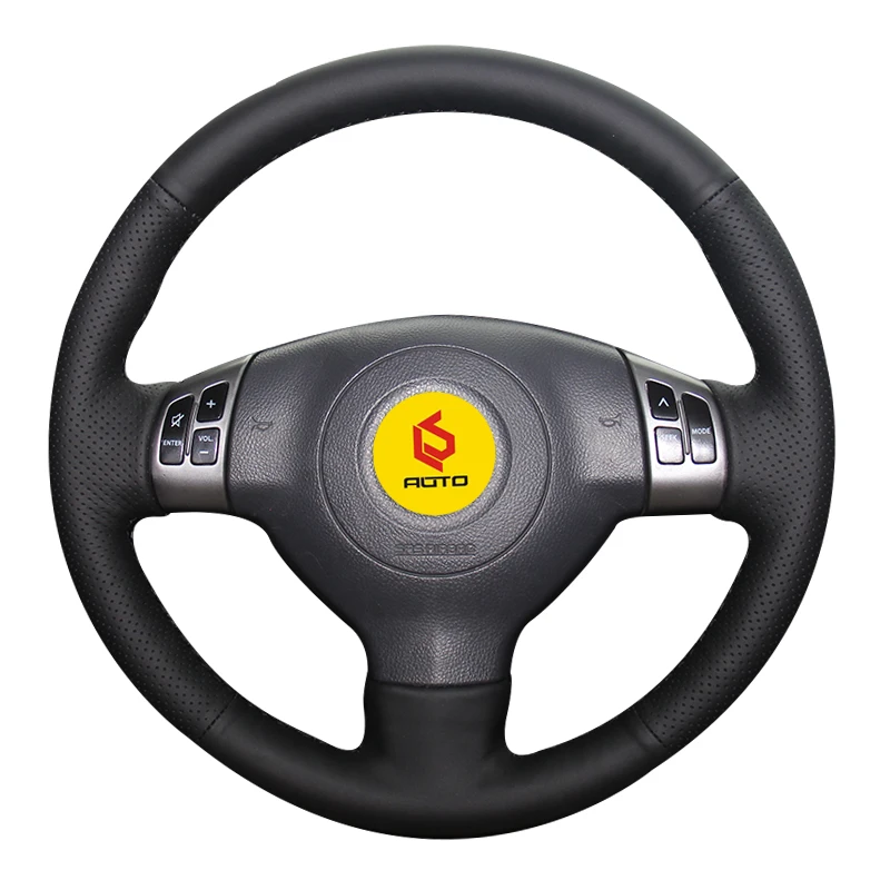 Braid On The Steering Wheel Cover For Suzuki Sx4 Alto Old Swift Leather