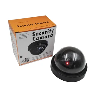 

Simulated Security Camera Fake Dome Dummy Camera with Flash LED Light Mini Camera