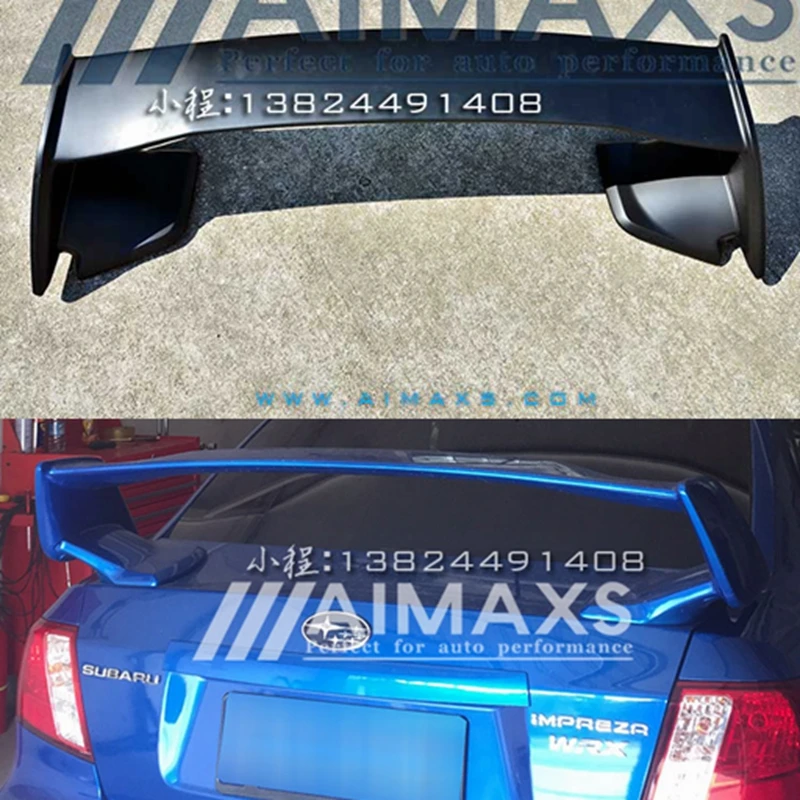 Неокрашенный задний спойлер из АБС-пластика для Subaru WRX STI 2007-2016 | Автомобили и