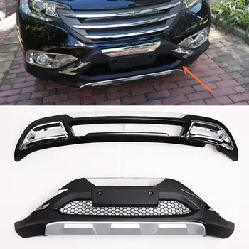 

Car accessories Car modification 2PCS Front + Rear Bumper Modified replace for Honda CRV 2012-2014