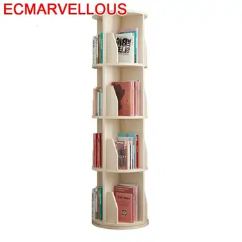 

Estanteria Ladder Furniture Shelving Kid Revistero Shelf Wood Rotatable Rotate Modern Bookcase Book Rack Librero Bookshelf Case