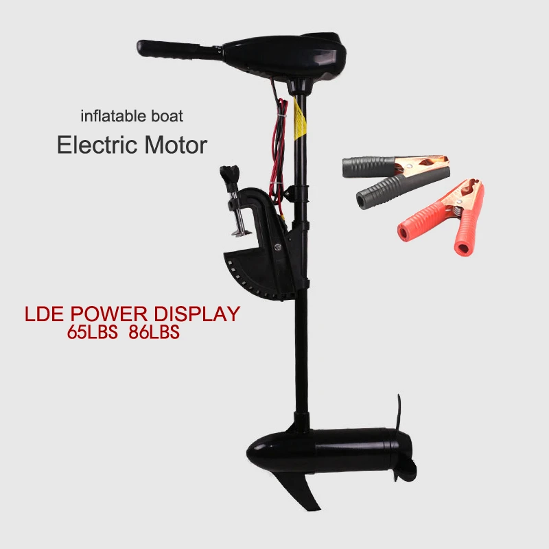 Boat Electric Trolling Motor Engine By Dc Battery Driven Propeller