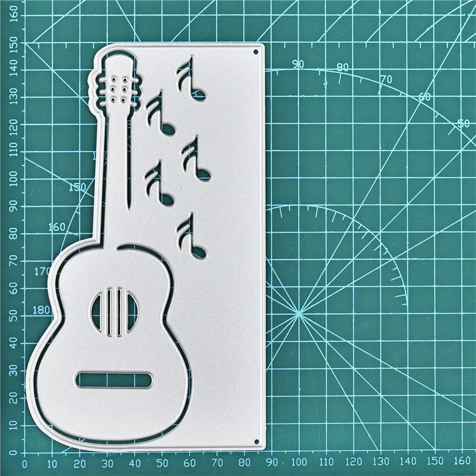 

DiyArts Guitar Music Metal Cutting Dies Border Edge Scrapbooking New 2019 Craft Dies Embossing Stencil Card Making Decoration