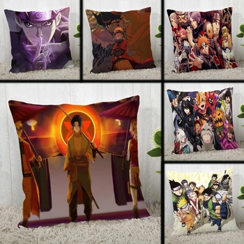 

Naruto Pillow Cover Customize Pillow Case Modern Home Decorative Pillowcase For Living Room 45X45cm