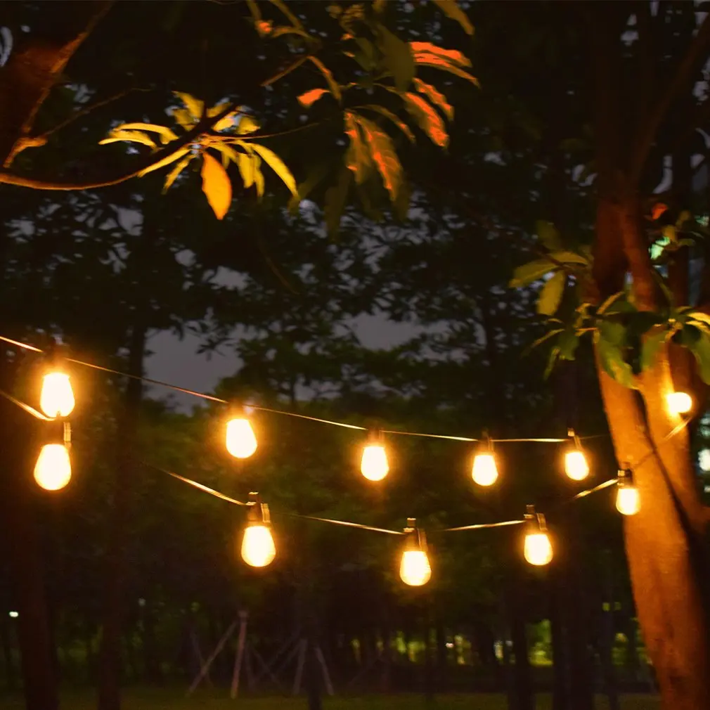 Solar Bulb Light String Solar Outdoor Decorative Light String Portable Solar Garden Waterproof Light