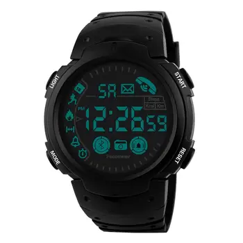 

HONHX Bluetooth Men Watch Outdoor Sports Digital Smart Watchs Mens Waterproof Clock Pedometer Calorie Relogio Sport Masculino