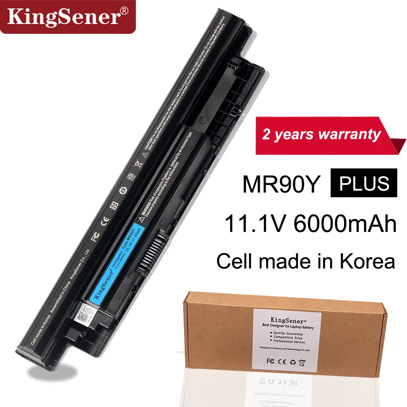 Online KingSener 6000mAh Corea celular MR90Y batería para DELL Inspiron 3421, 3721, 5421, 5521, 5721, 3521, 3437, 3537, 5437, 5537, 3737, 5737 XCMRD