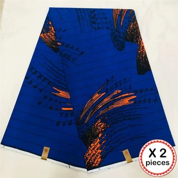

2020 High Quality African Wax Print Fabric 100% Cotton 12 Yards Ankara Ghana DIY Sewing Material For African Wax Dress 04
