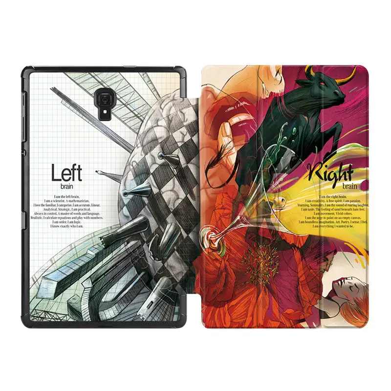 MTT PU кожаный чехол для Samsung Galaxy Tab S4 10,5 дюймов SM-T830 T835 T837 три раза флип-стенд смарт-чехол мультфильм планшет Funda - Цвет: SS02