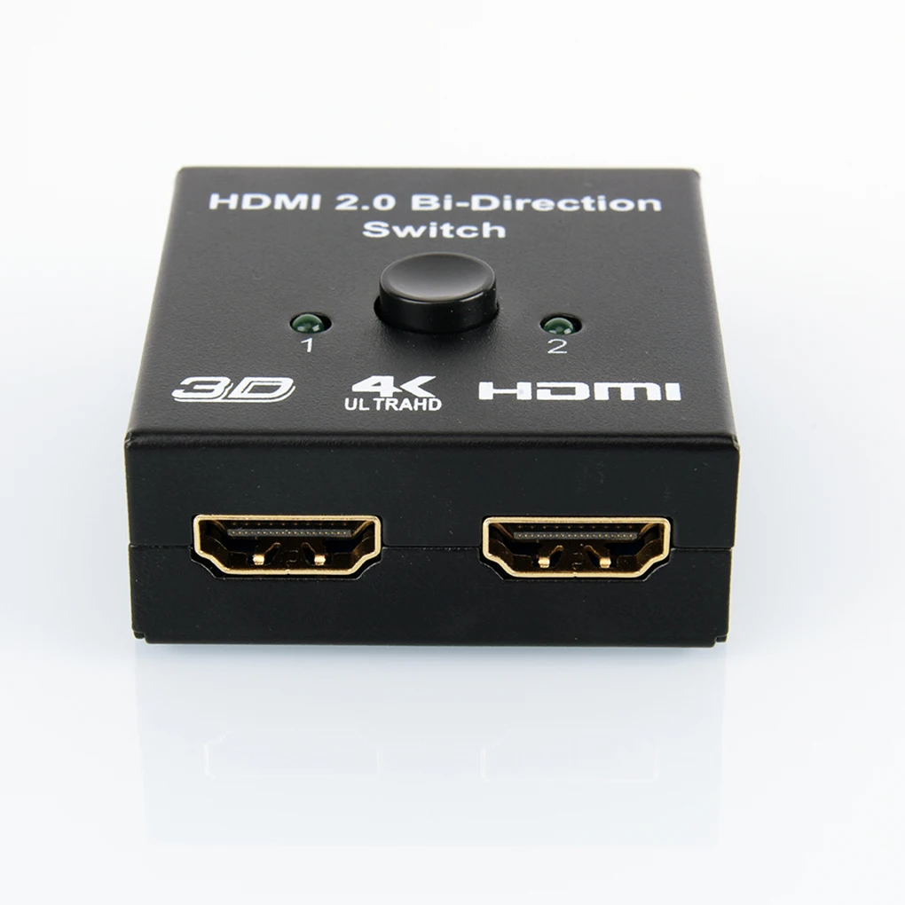 IMice разделитель HD 3D 4K видео двунаправленный переключатель разделитель 1 в 2 из двойной дисплей адаптер