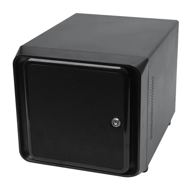 Mini ITX Hot Swap 4 отсека сервер NAS Cloud Storage IPFS|Компьютерные корпуса| |