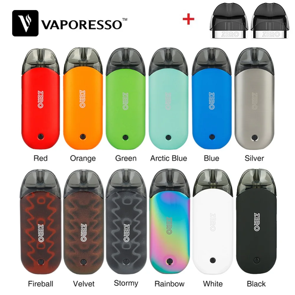 Cheap Original Vaporesso Renova Zero Pod Kit with 650mAh Built in Battery 2ml Refillable Tank Easy Press to Fill System E cig Kit