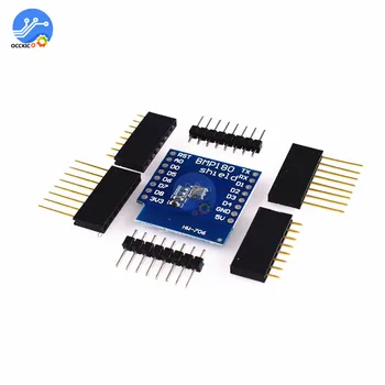 

BMP180 Temperature Barometric Pressure Sensor Module For WeMos D1 MINI Shield ESP8266 Board