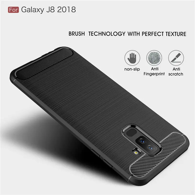 Чехол для Samsung Galaxy J8 J7 J4 J3 2018 противоударный мягкий силиконовый чехол из ТПУ J2 Pro