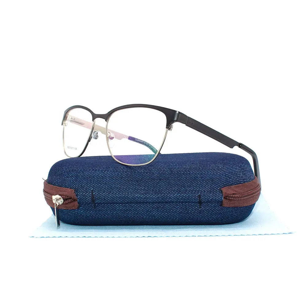 LuckTime ретро сплав для мужчин и женщин оправа для очков Модные металлические очки для близорукости Lucky Time Мужская оптическая оправа для женщин оправа для глаз#6052