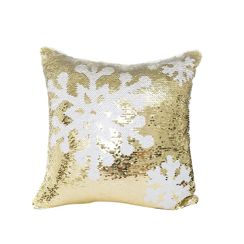 Блестящий Золотой Рождественский чехол для подушки, не внутренний coussin decoratif, креативные Декоративные Чехлы для подушек Для dec X31