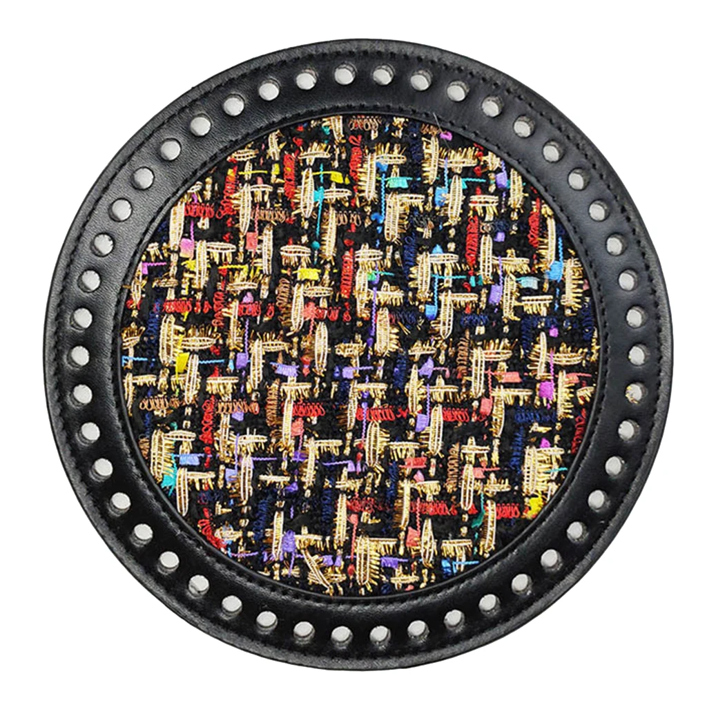 DIY Leather  Shaper Bottom for Knitting Crochet Bags Handbag Cushion Pad