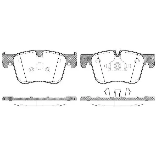 Колодки дисковые п. Peugeot, Citroen C4 Picasso 1.6/1.6HDi 13 RE