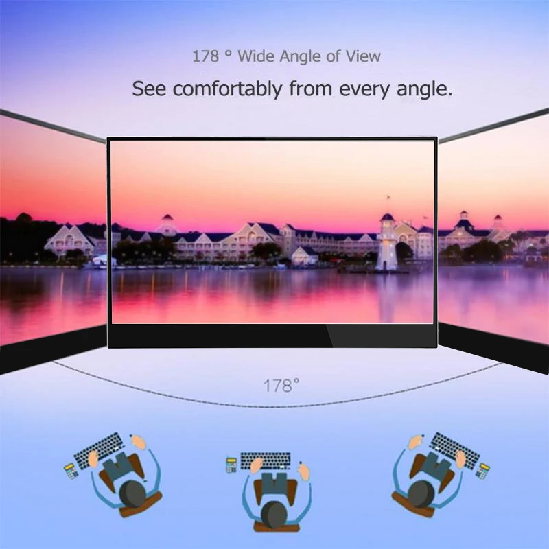 EYOYO EM15T Portable Monitor 15 6 HDMI Touch screen LCD USB Type C 3840X2160 IPS for 2