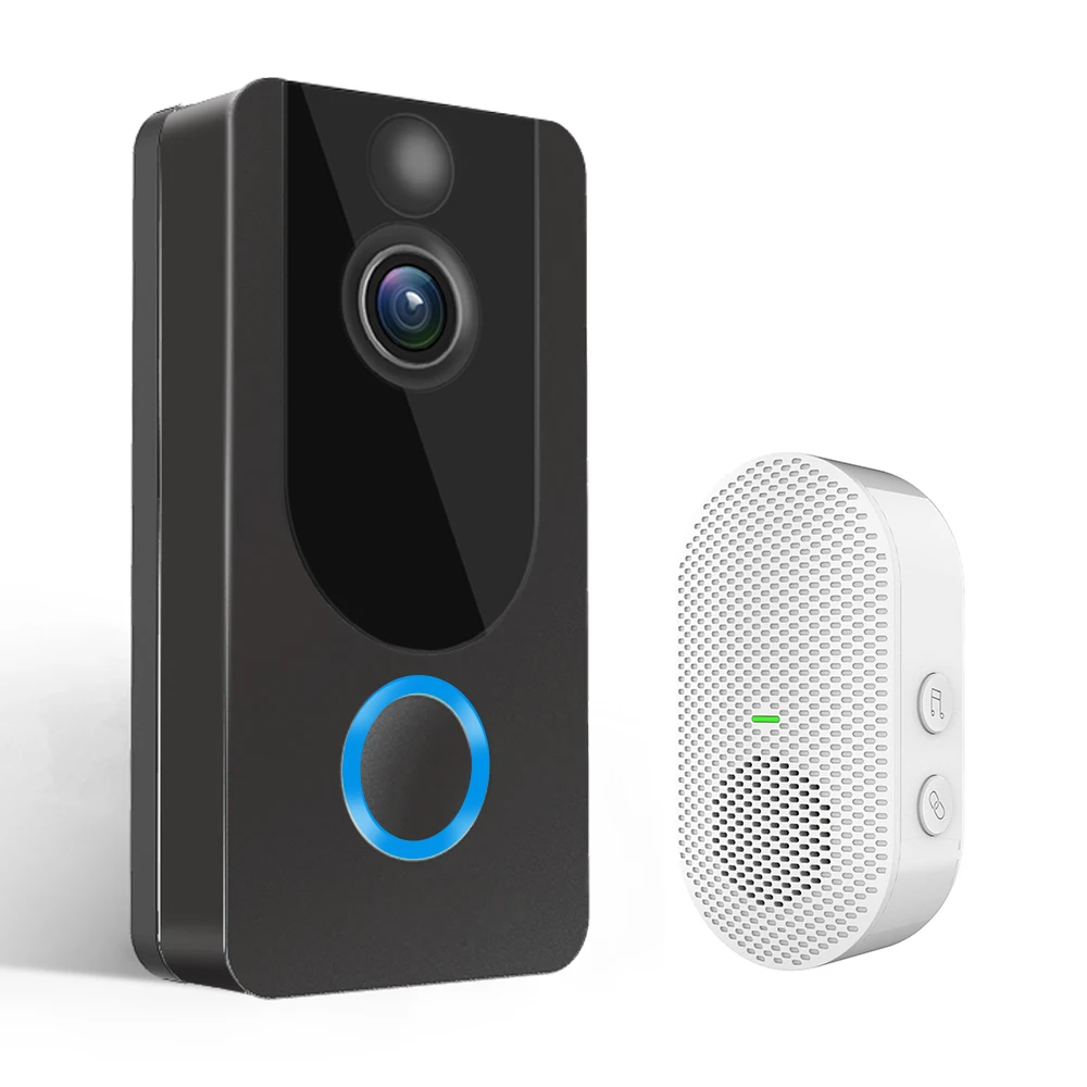 Видеодомофон GEEKAM V7 1080P Wi Fi ИК сигнализация|Дверной звонок| |