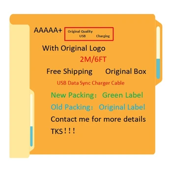 

100Pcs/Lot,AAAAA+ Quality OD3.0mm 2M/6FT USB Data Sync Charger Cable For Phone X XS XR XS Max 8 8plus 7 6S 5 5S S
