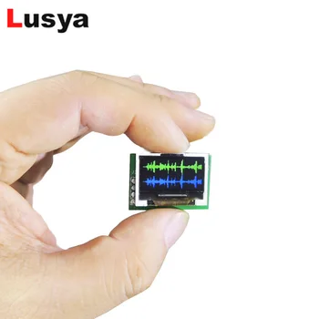 

MINI 0.96 Inch OLED micro-ultra-thin color Spectrum Display Analyzer dual channel multi-mode music module G4-002