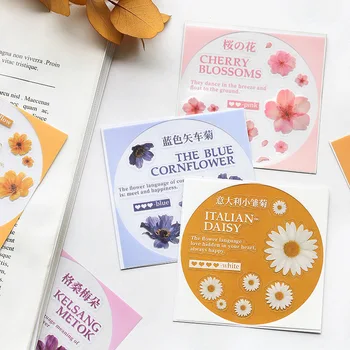 

3 Sheets /pack Kawaii Stickers Cute Diary Flower Stickers Scrapbooking Flakes Stationery