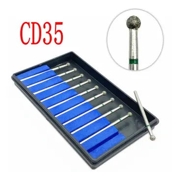 

2.35mm Shank Diamond Nail Drill Milling Cutter Dental Grinding Polish Burs Craft Polisher Dentistry Tools Coarse CD35