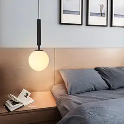 Скандинавский латунный алюминиевый современный подвесной светильник Лофт подвесной светильник прикроватный подвесной светильник для