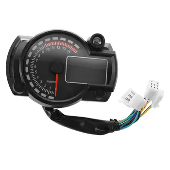 

Universal Motorcycle Tachometer Digital Counter Speed Gauge Backlight Indicator