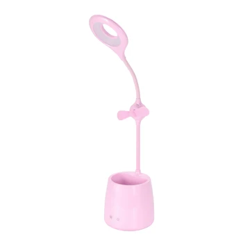 

Multifunctional Rechargeable Led Table Lamp USB Desktop Lamp Pen Container Fan