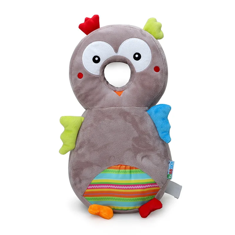 Owl Детская Защитная Подушка для головы, защитная подушка для малышей, для обучения ходить, защита для головы, безопасный уход за ребенком, 3 вида - Цвет: Owl
