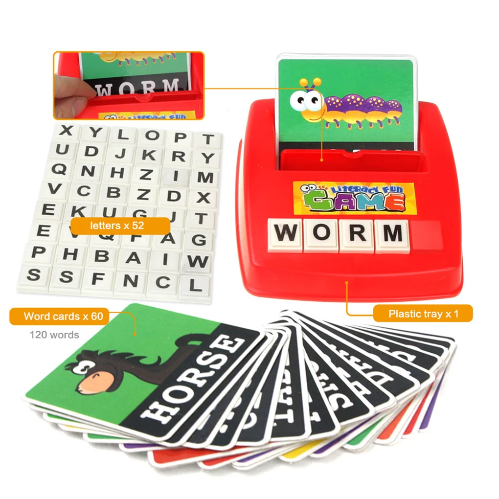 

Kids Learning Entertainment English Letter Sight Words Cards Phonics Educational Games for 0-14 Ages Language Children Toys